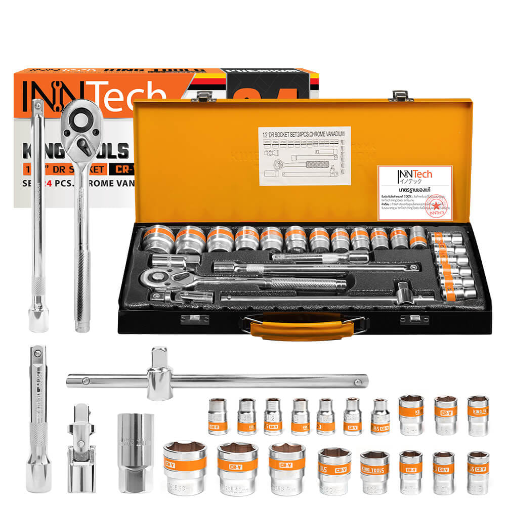 ชุดบ็อกซ์ InnTech รุ่น WKT-24PCS 1/2 นิ้ว แพ็ก 24 ชิ้น_7